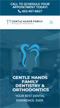 Mobile Screenshot of gentlehandsdentistry.com